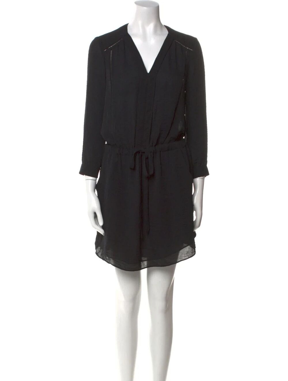 Rebecca Taylor Shift Dress Black Lined Dress Sz 0 Fairygoth French Girl LBD